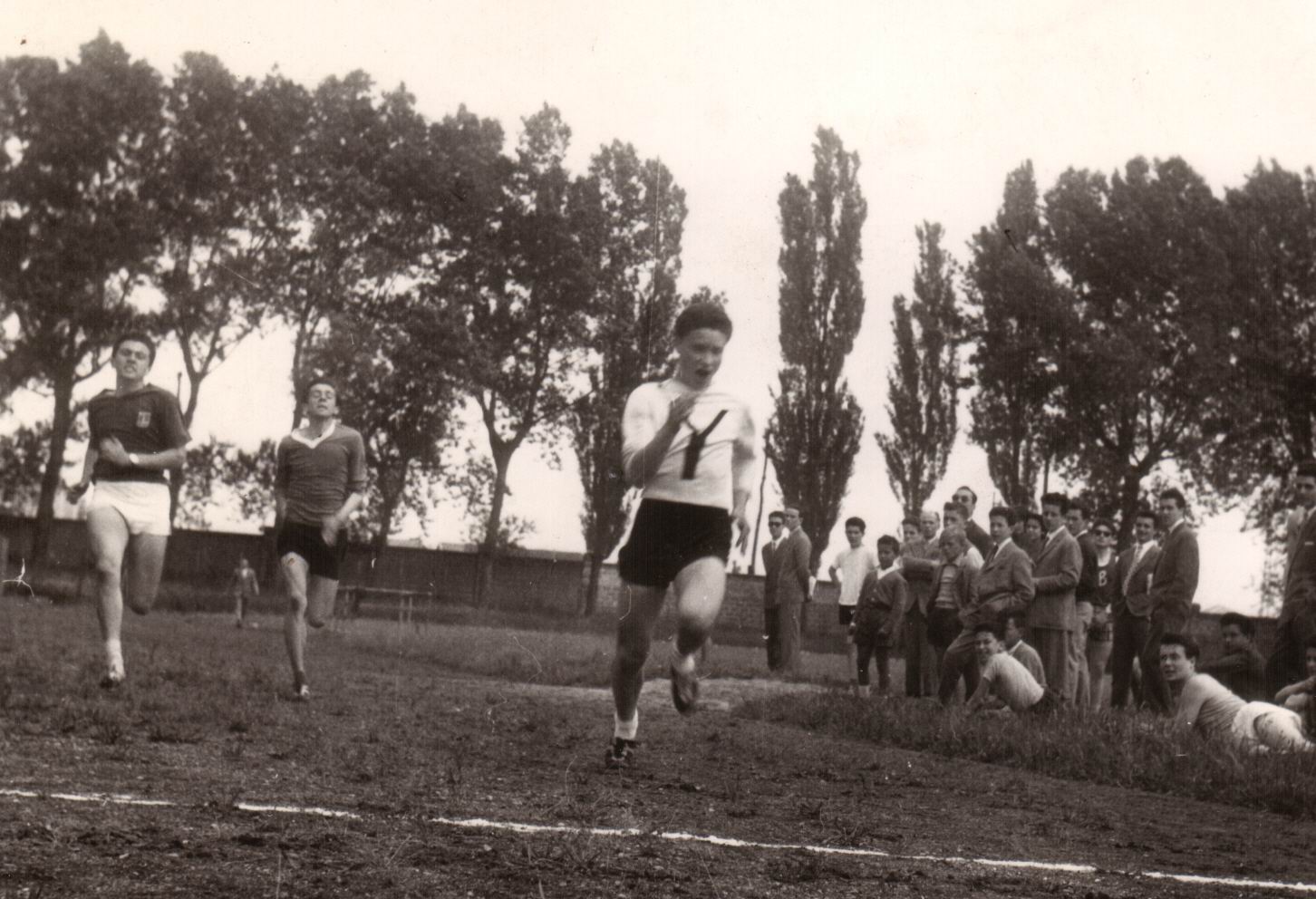 gara a Saronno nel 1955